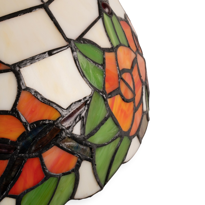 Brilagi - Tiffany glas-in-lood tafellamp JUNGLE 1xE27/60W/230V + 1xE14/40W