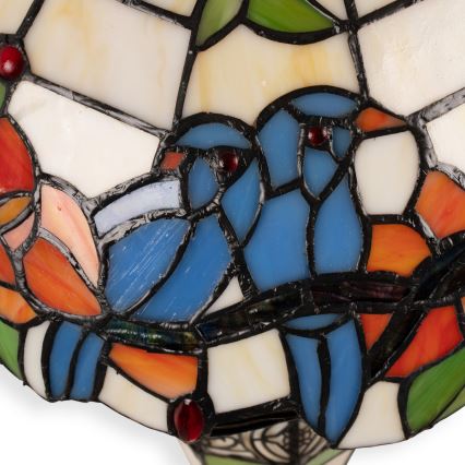 Brilagi - Tiffany glas-in-lood tafellamp JUNGLE 1xE27/60W/230V + 1xE14/40W