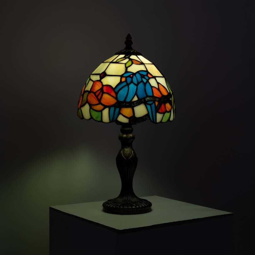 Brilagi - Tiffany glas-in-lood tafellamp JUNGLE 1xE27/60W/230V