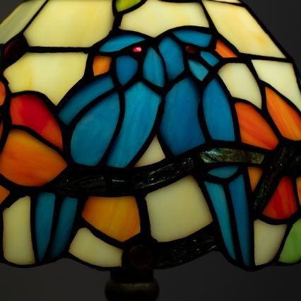 Brilagi - Tiffany glas-in-lood tafellamp JUNGLE 1xE27/60W/230V