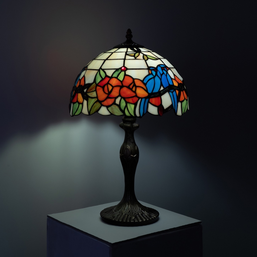 Brilagi - Tiffany glas-in-lood tafellamp JUNGLE 1xE27/60W/230V