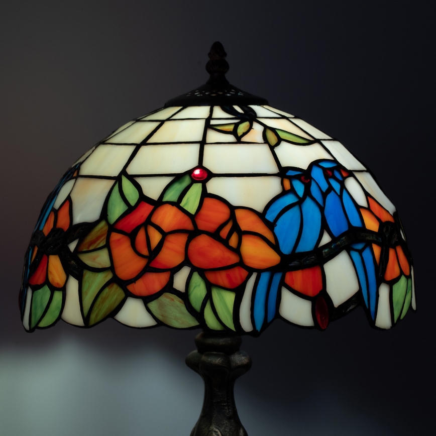 Brilagi - Tiffany glas-in-lood tafellamp JUNGLE 1xE27/60W/230V