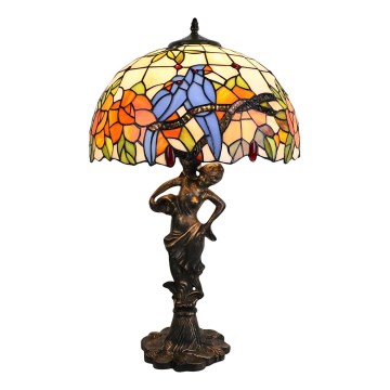 Brilagi - Tiffany glas-in-lood tafellamp JUNGLE 1xE27/60W/230V