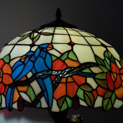 Brilagi - Tiffany glas-in-lood tafellamp JUNGLE 1xE27/60W/230V