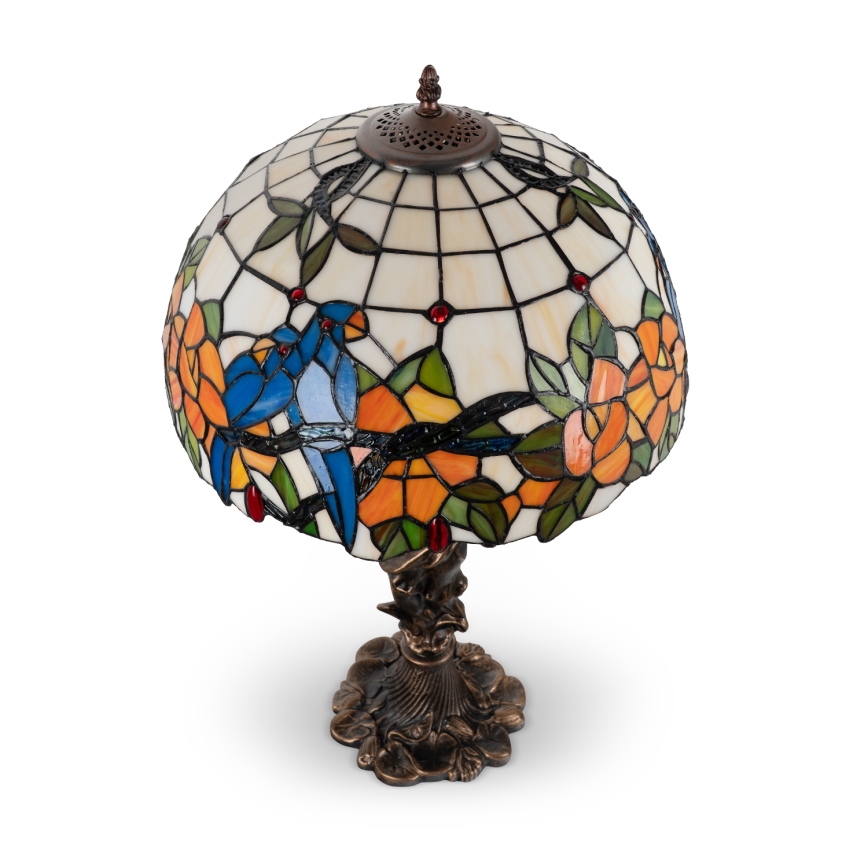 Brilagi - Tiffany glas-in-lood tafellamp JUNGLE 1xE27/60W/230V
