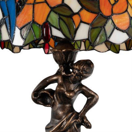 Brilagi - Tiffany glas-in-lood tafellamp JUNGLE 1xE27/60W/230V