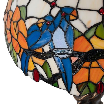 Brilagi - Tiffany glas-in-lood tafellamp JUNGLE 1xE27/60W/230V