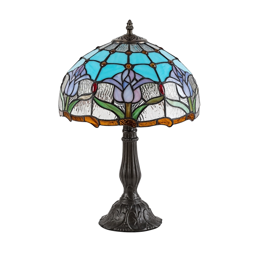 Brilagi - Tiffany glas-in-lood tafellamp LORAS 1xE27/40W/230V