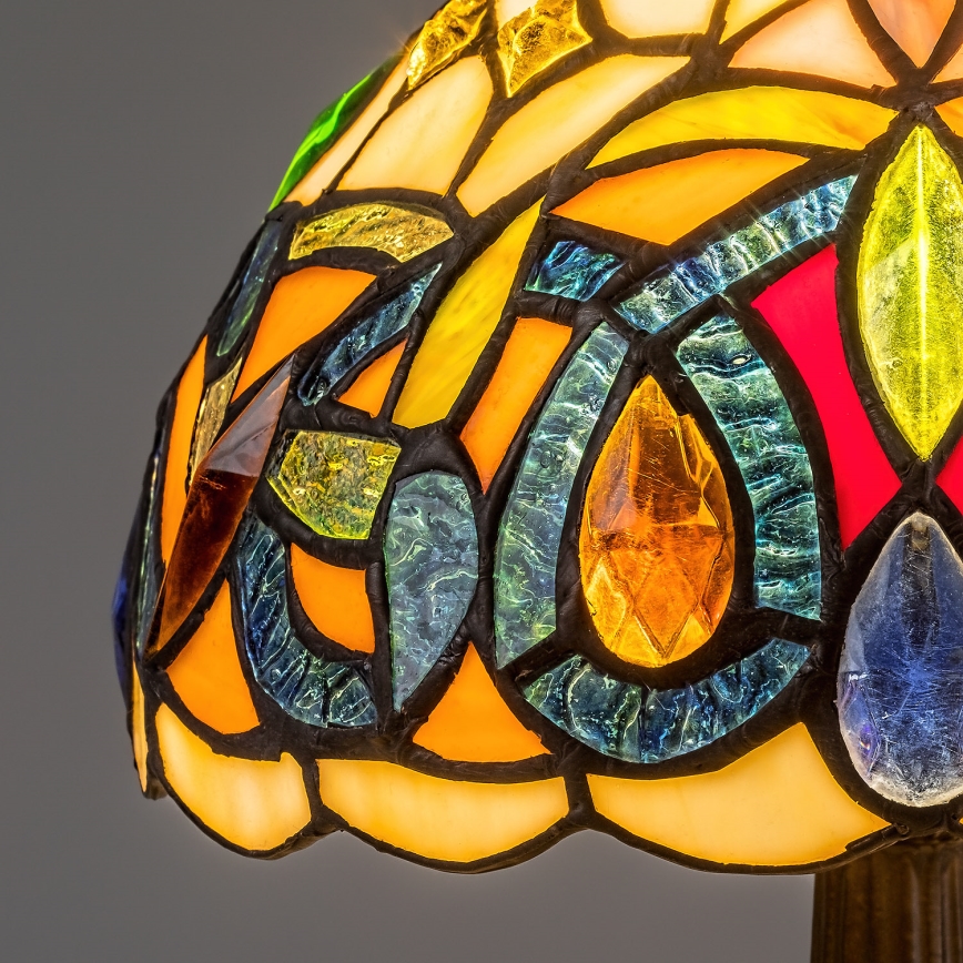 Brilagi - Tiffany glas-in-lood tafellamp LUISA 1xE14/40W/230V