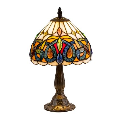 Brilagi - Tiffany glas-in-lood tafellamp LUISA 1xE14/40W/230V