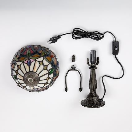 Brilagi - Tiffany glas-in-lood tafellamp LUISA 1xE14/40W/230V