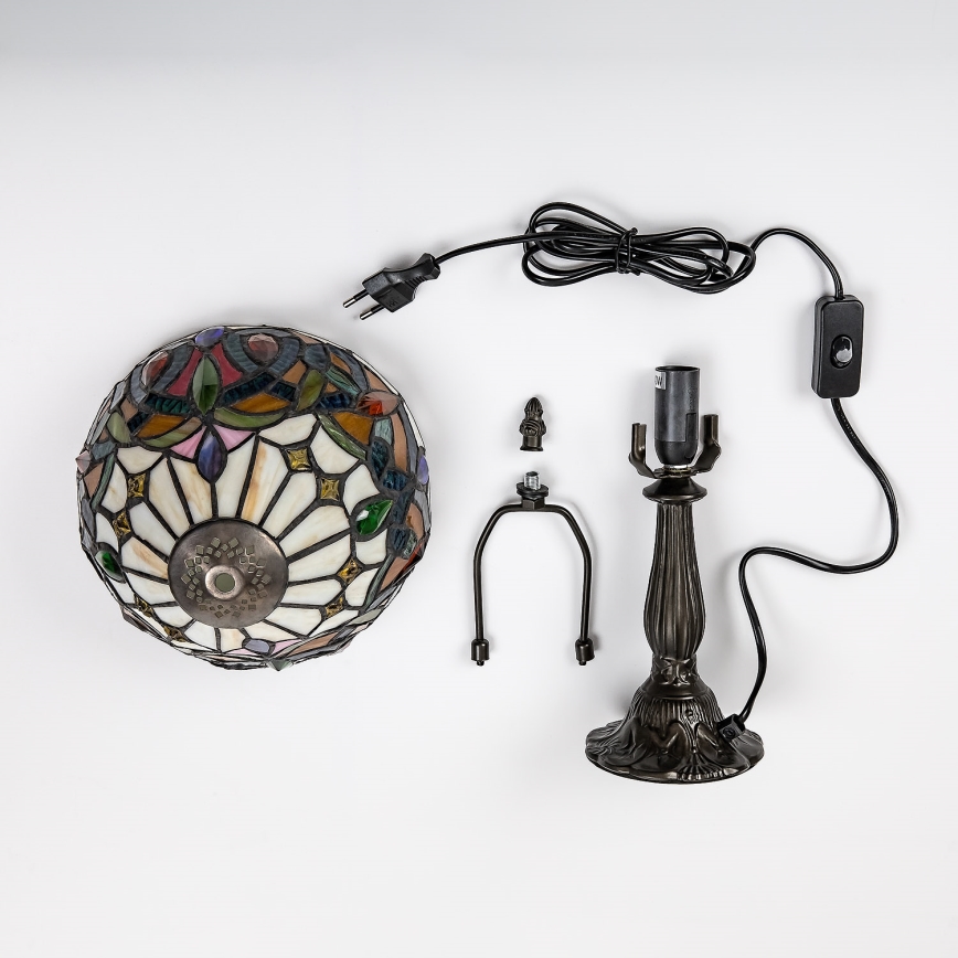 Brilagi - Tiffany glas-in-lood tafellamp LUISA 1xE14/40W/230V