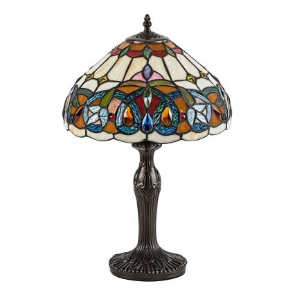Brilagi - Tiffany glas-in-lood tafellamp LUISA 1xE27/40W/230V