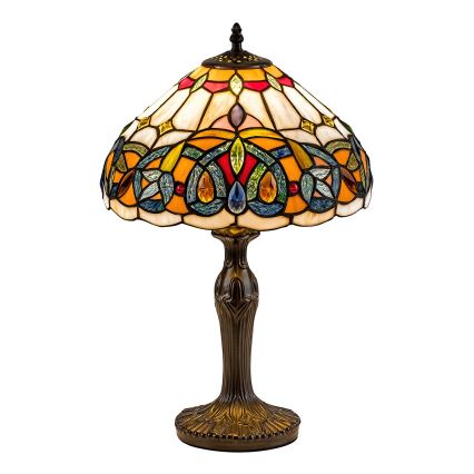 Brilagi - Tiffany glas-in-lood tafellamp LUISA 1xE27/40W/230V