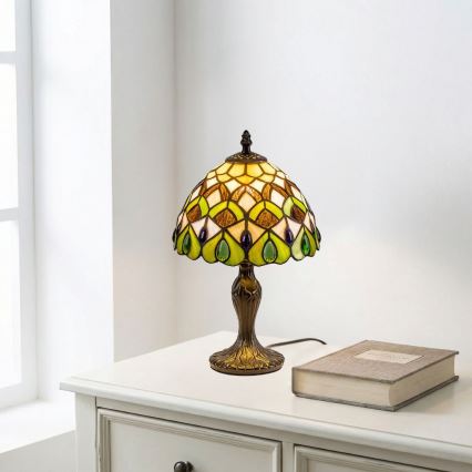Brilagi - Tiffany-glas-in-lood tafellamp MARGARET 1xE14/40W/230V