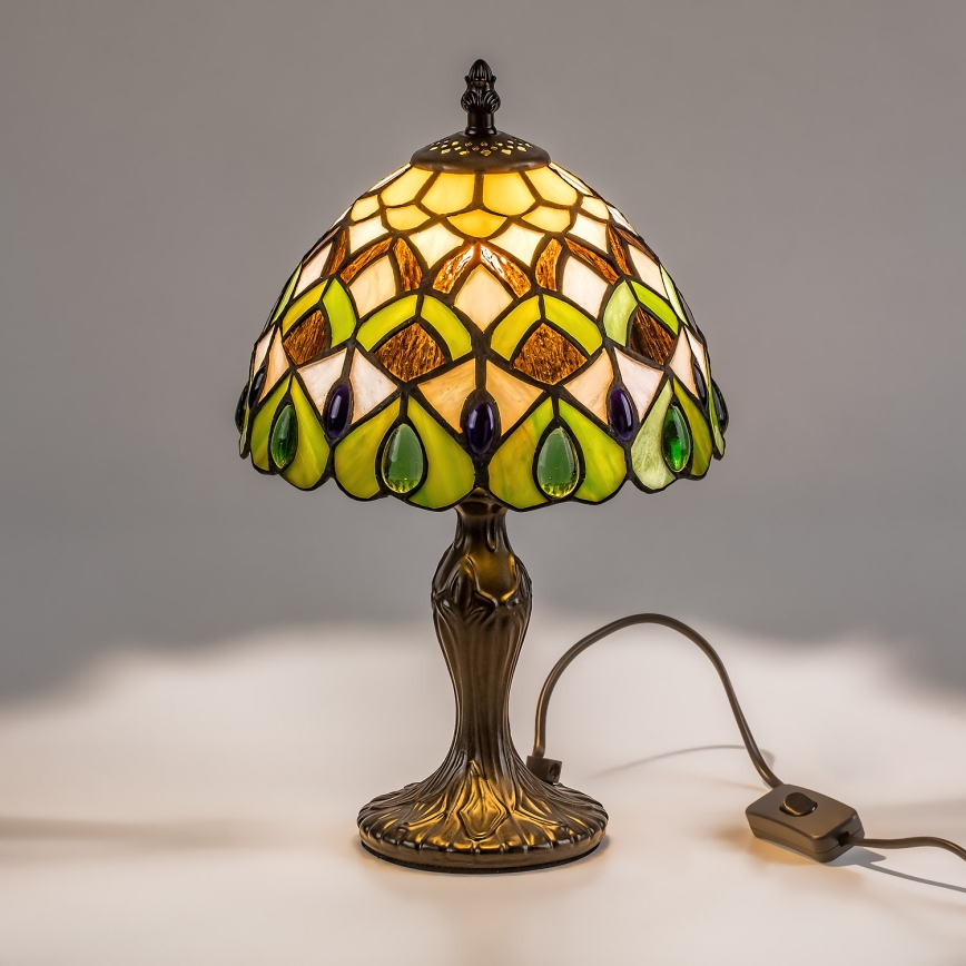 Brilagi - Tiffany-glas-in-lood tafellamp MARGARET 1xE14/40W/230V