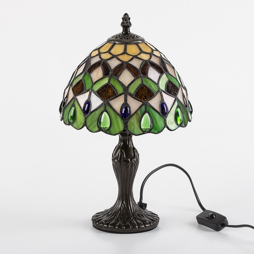 Brilagi - Tiffany-glas-in-lood tafellamp MARGARET 1xE14/40W/230V