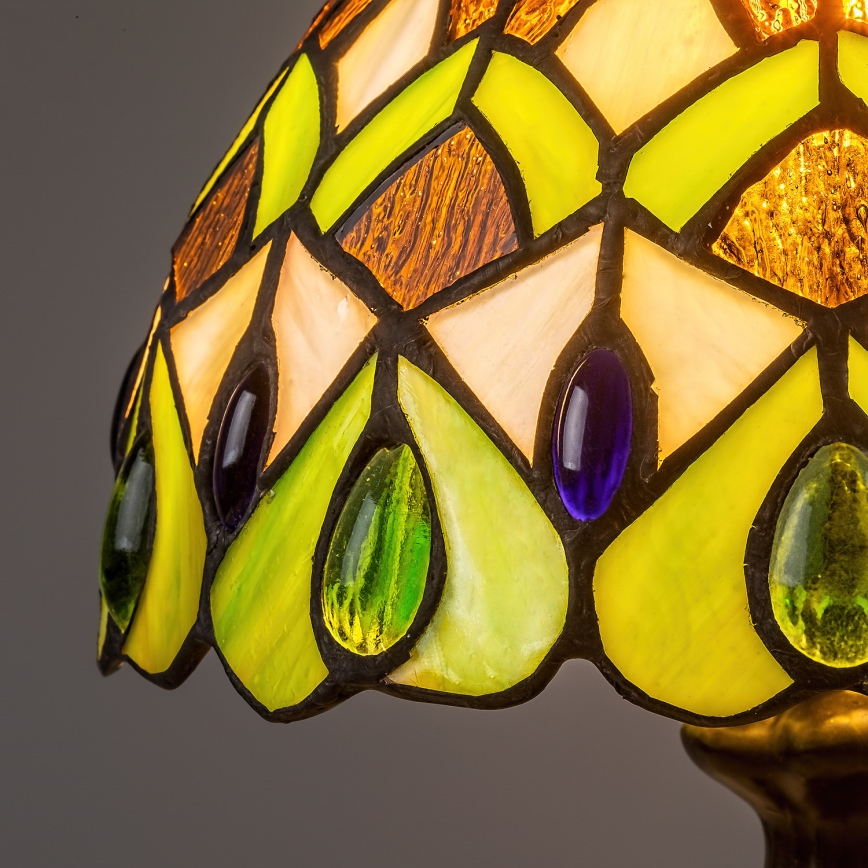 Brilagi - Tiffany-glas-in-lood tafellamp MARGARET 1xE14/40W/230V