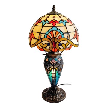 Brilagi - Tiffany glas-in-lood tafellamp MIRABELLA 1xE27/60W/230V + 1xE14/40W