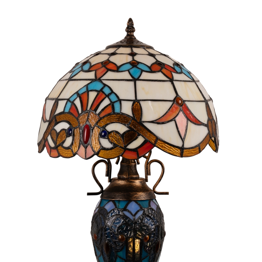 Brilagi - Tiffany glas-in-lood tafellamp MIRABELLA 1xE27/60W/230V + 1xE14/40W