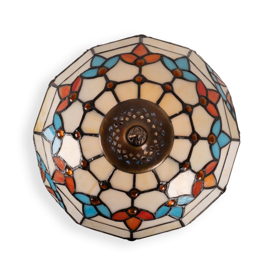Brilagi - Tiffany glas-in-lood tafellamp MIRABELLA 1xE27/60W/230V + 1xE14/40W