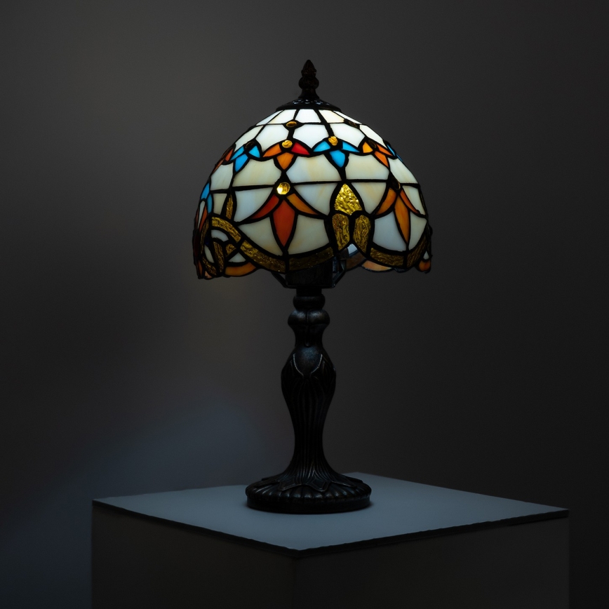 Brilagi - Tiffany glas-in-lood tafellamp MIRABELLA 1xE27/60W/230V