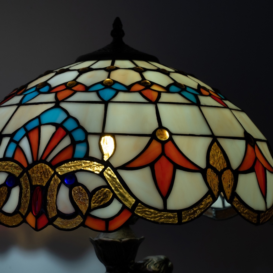 Brilagi - Tiffany glas-in-lood tafellamp MIRABELLA 1xE27/60W/230V