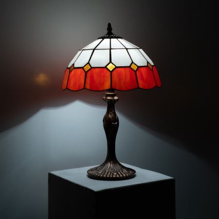 Brilagi - Tiffany glas-in-lood tafellamp SIENNA 1xE27/60W/230V