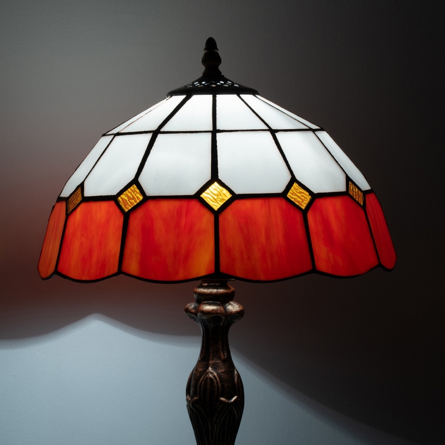 Brilagi - Tiffany glas-in-lood tafellamp SIENNA 1xE27/60W/230V