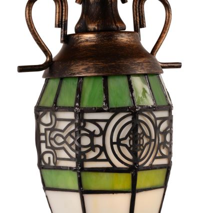 Brilagi - Tiffany glas-in-lood tafellamp SUNFLOWER 1xE27/60W/230V + 1xE14/40W