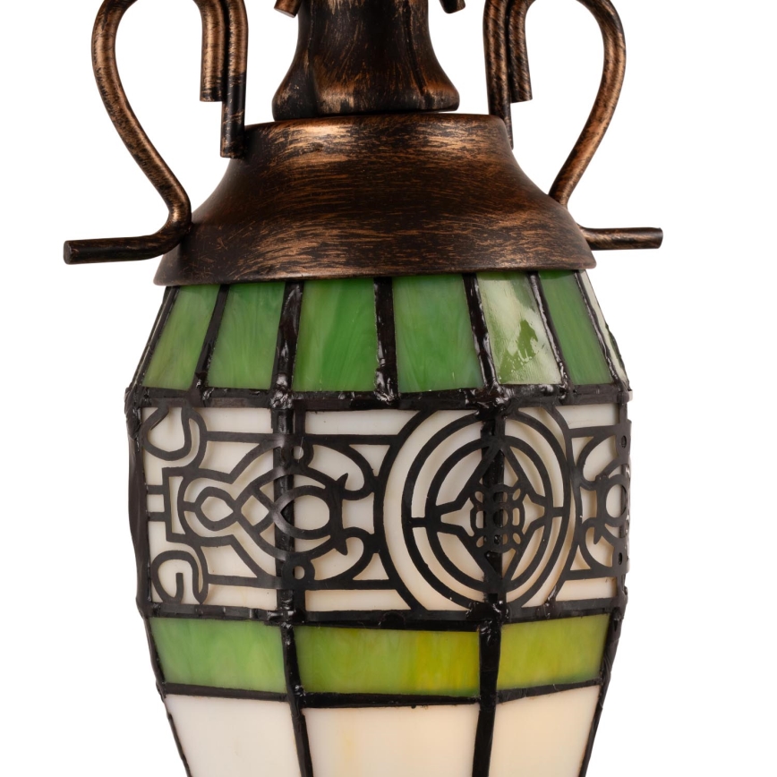 Brilagi - Tiffany glas-in-lood tafellamp SUNFLOWER 1xE27/60W/230V + 1xE14/40W