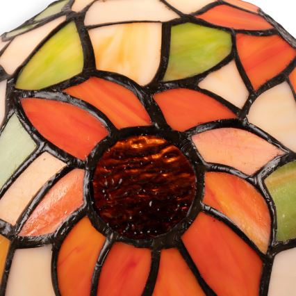 Brilagi - Tiffany glas-in-lood tafellamp SUNFLOWER 1xE27/60W/230V