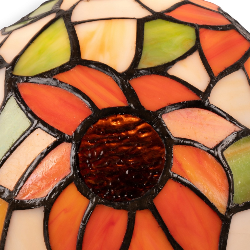 Brilagi - Tiffany glas-in-lood tafellamp SUNFLOWER 1xE27/60W/230V