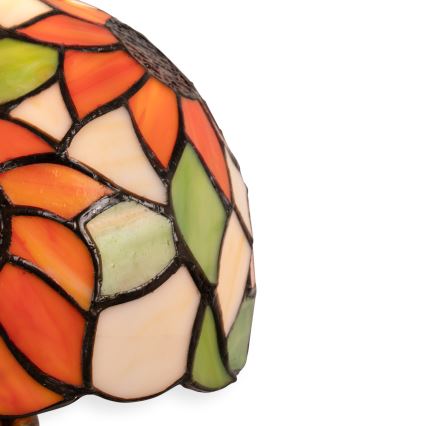 Brilagi - Tiffany glas-in-lood tafellamp SUNFLOWER 1xE27/60W/230V
