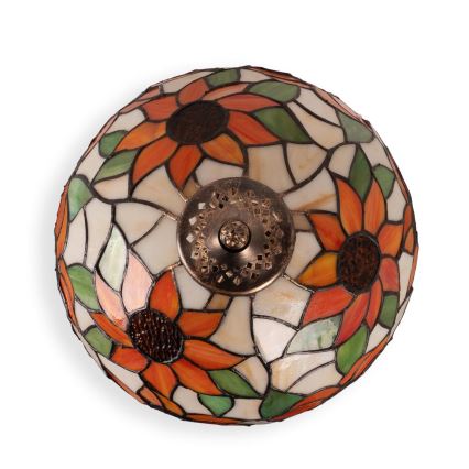 Brilagi - Tiffany glas-in-lood tafellamp SUNFLOWER 1xE27/60W/230V