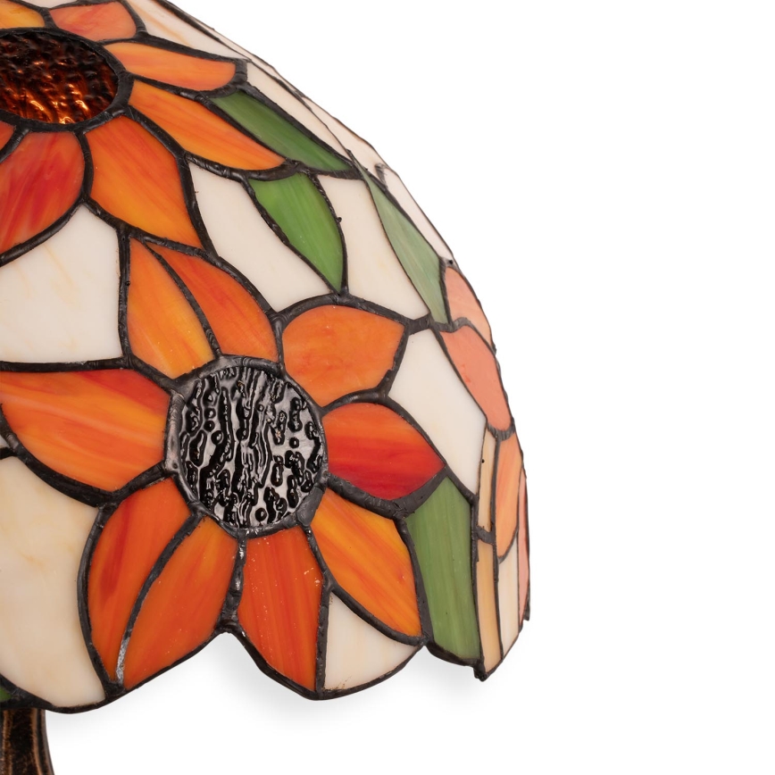 Brilagi - Tiffany glas-in-lood tafellamp SUNFLOWER 1xE27/60W/230V