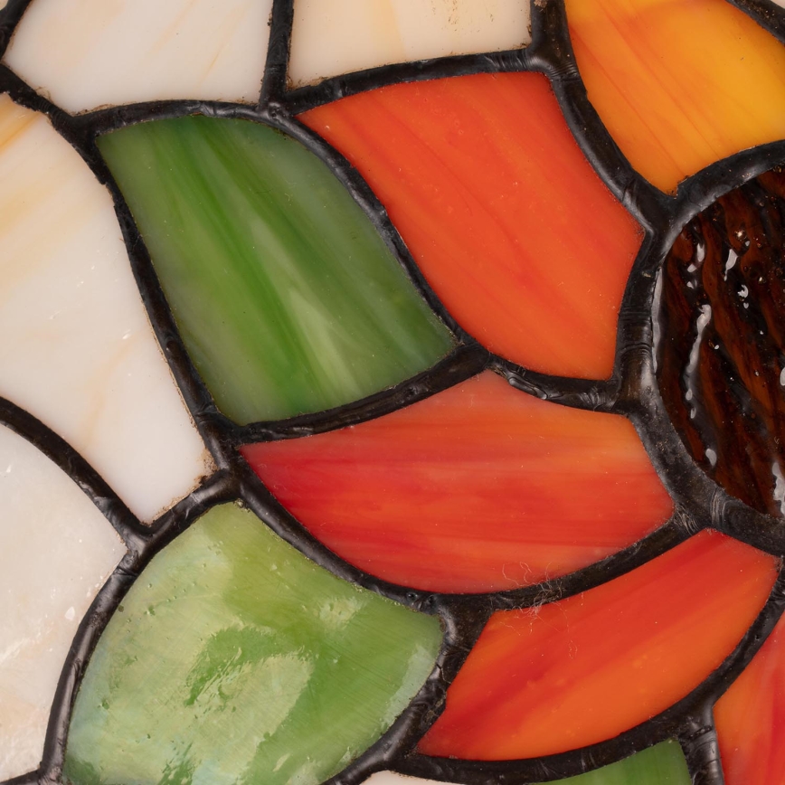 Brilagi - Tiffany glas-in-lood tafellamp SUNFLOWER 1xE27/60W/230V