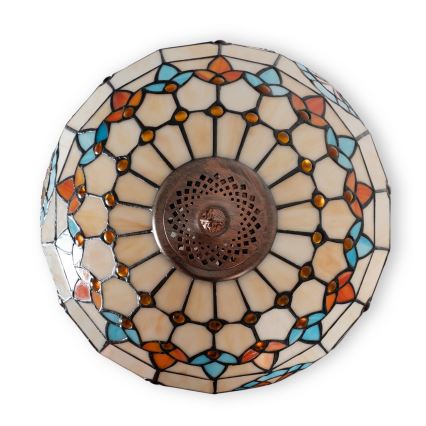 Brilagi - Tiffany glas-in-lood vloerlamp MIRABELLA 2xE27/60W/230V