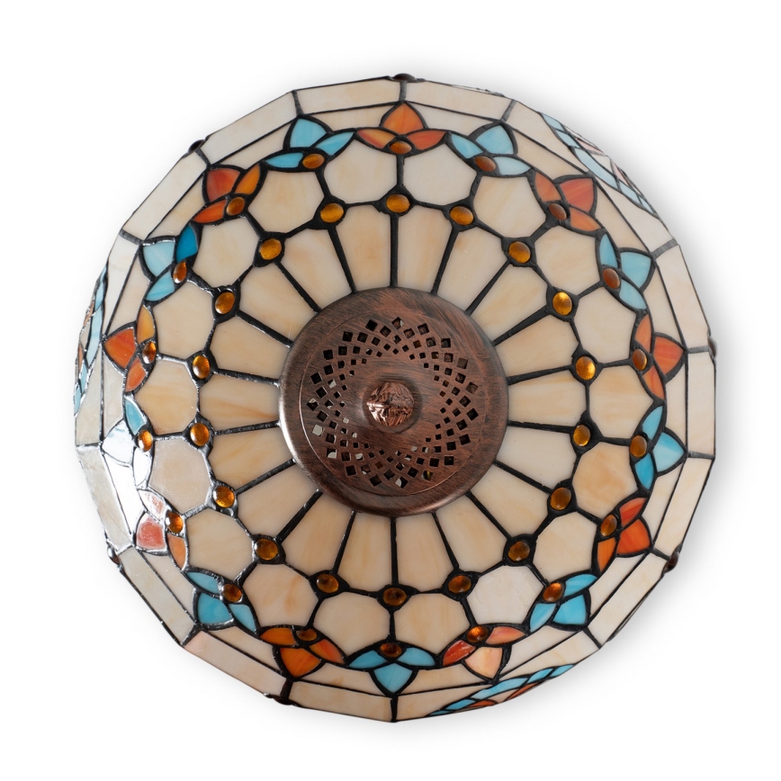 Brilagi - Tiffany glas-in-lood vloerlamp MIRABELLA 2xE27/60W/230V