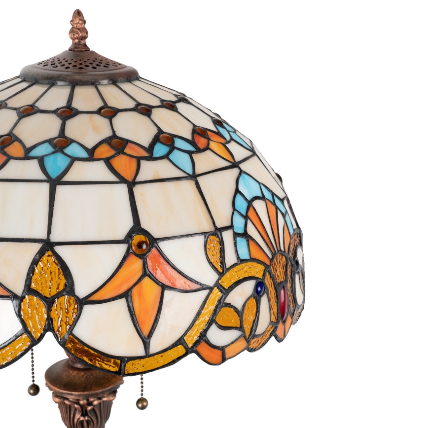 Brilagi - Tiffany glas-in-lood vloerlamp MIRABELLA 2xE27/60W/230V