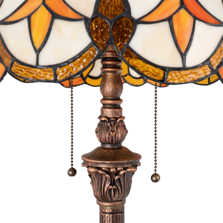 Brilagi - Tiffany glas-in-lood vloerlamp MIRABELLA 2xE27/60W/230V
