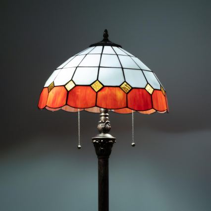 Brilagi - Tiffany glas-in-lood vloerlamp SIENNA 2xE27/60W/230V