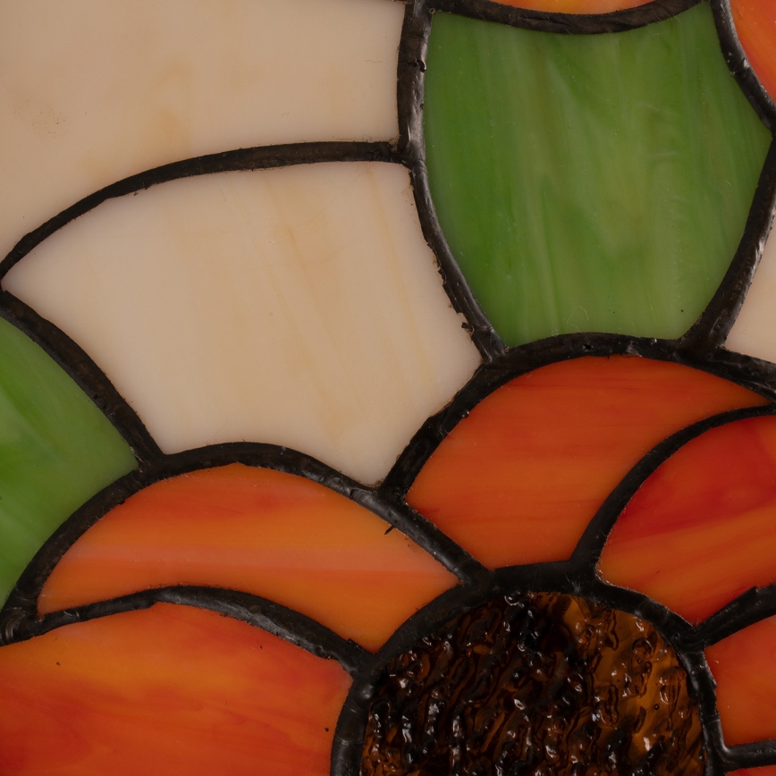 Brilagi - Tiffany glas-in-lood vloerlamp SUNFLOWER 2xE27/60W/230V