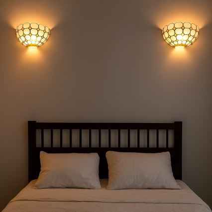 Brilagi - Tiffany glas-in-lood wandlamp DORAN 1xE14/40W/230V