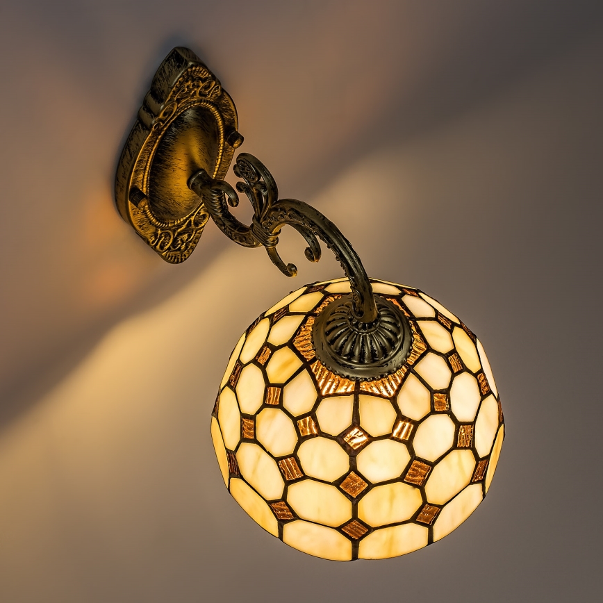 Brilagi - Tiffany glas-in-lood wandlamp DORAN 1xE27/40W/230V