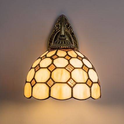 Brilagi - Tiffany glas-in-lood wandlamp DORAN 1xE27/40W/230V