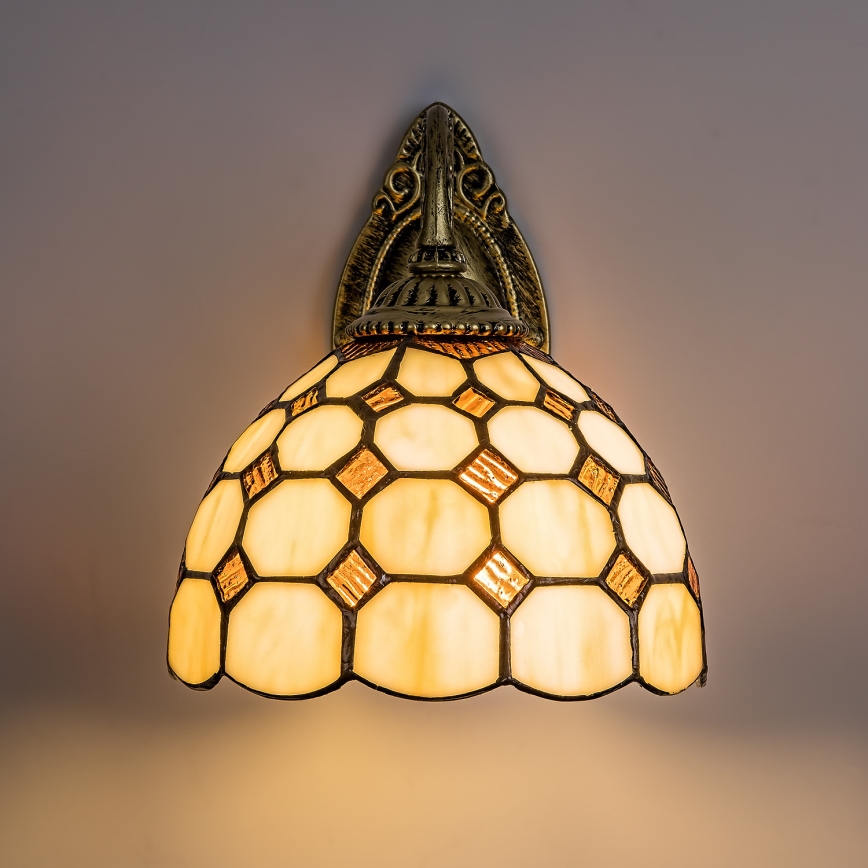 Brilagi - Tiffany glas-in-lood wandlamp DORAN 1xE27/40W/230V