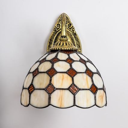 Brilagi - Tiffany glas-in-lood wandlamp DORAN 1xE27/40W/230V