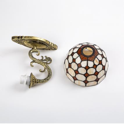 Brilagi - Tiffany glas-in-lood wandlamp DORAN 1xE27/40W/230V