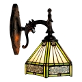 BRILAGI - Tiffany glas-in-lood wandlamp EMERALD 1xE14/40W/230V
